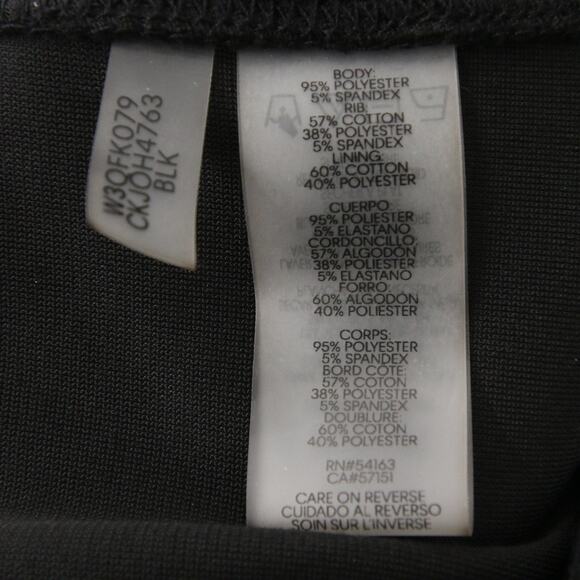 Calvin Klein Sweatpants Black Velvet Velour Super Soft Pull On Elastic Waist 1X - Picture 12 of 13